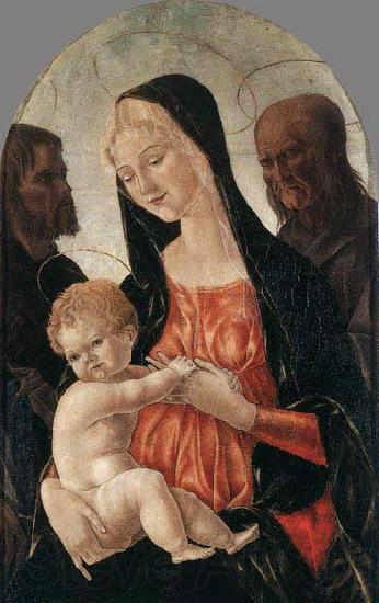 Francesco di Giorgio Martini Madonna and Child with two Saints Norge oil painting art
